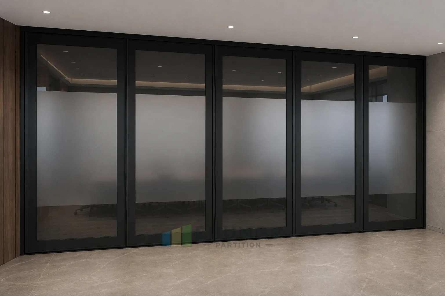 Movable Glass Wall Commissioning Record Checklist — commercial application detail explanatory EBUNGE movable glass wall concept