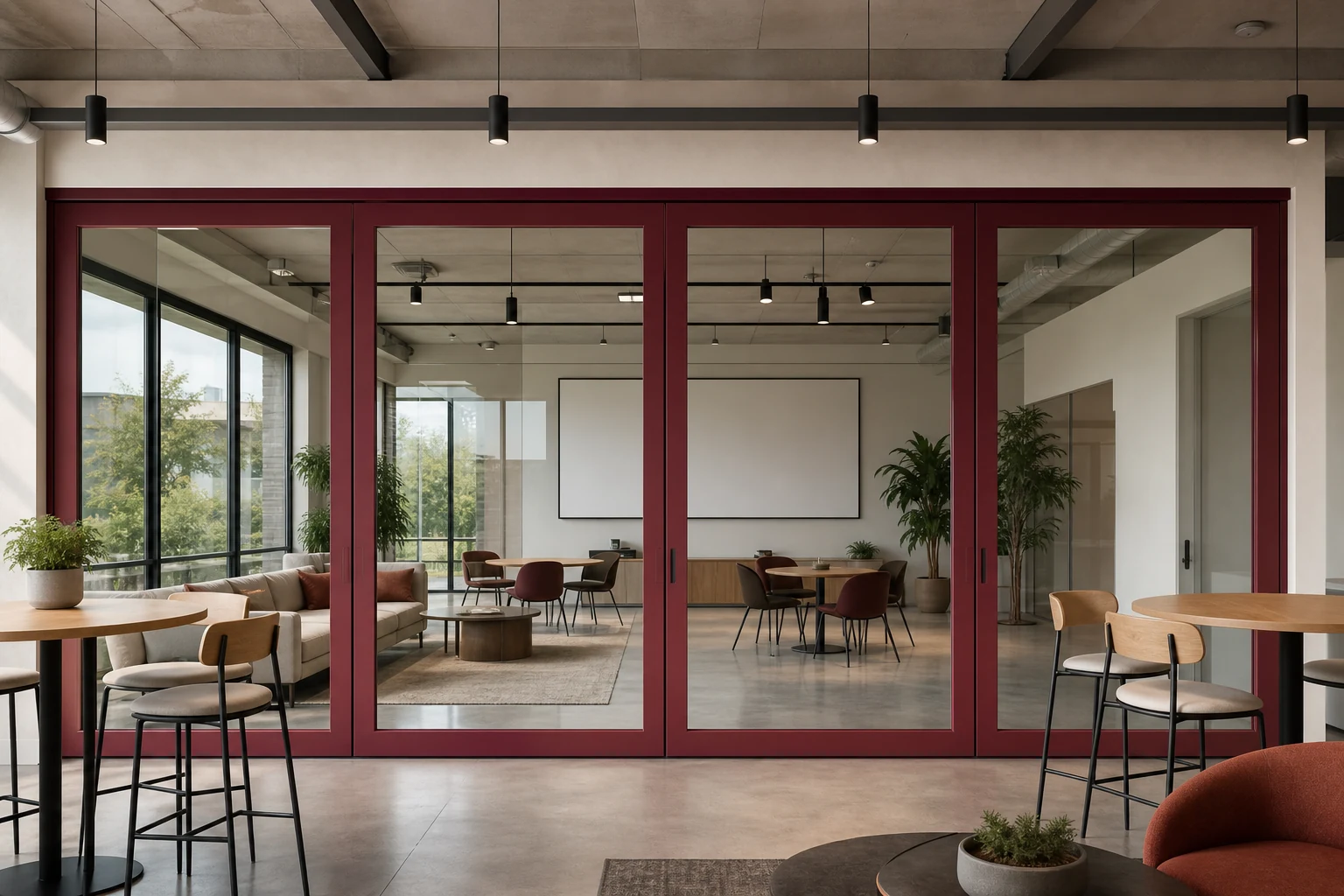 Movable Glass Wall Opening Height Tolerance Checklist — opening application view explanatory EBUNGE movable glass wall concept