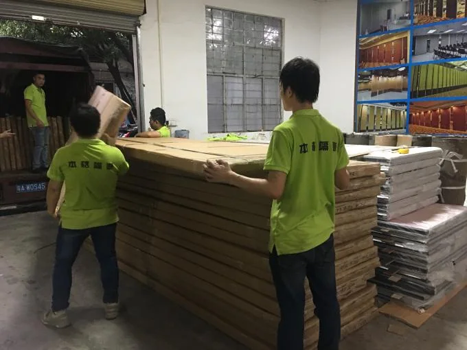 EBUNGE partition components protected for export packing