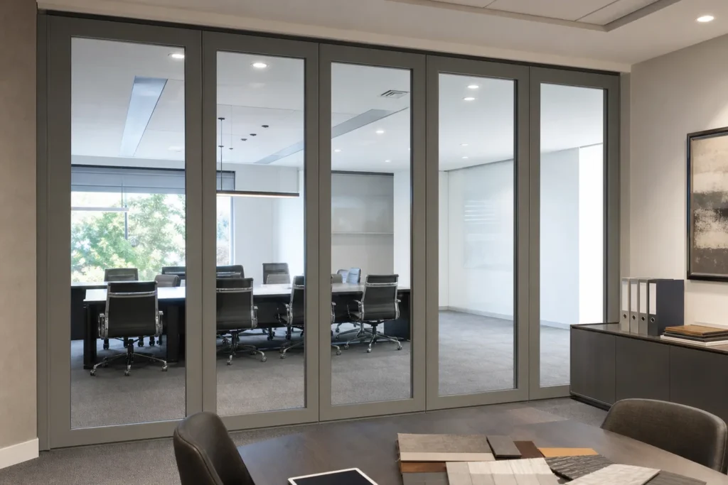 Movable glass partition project documentation