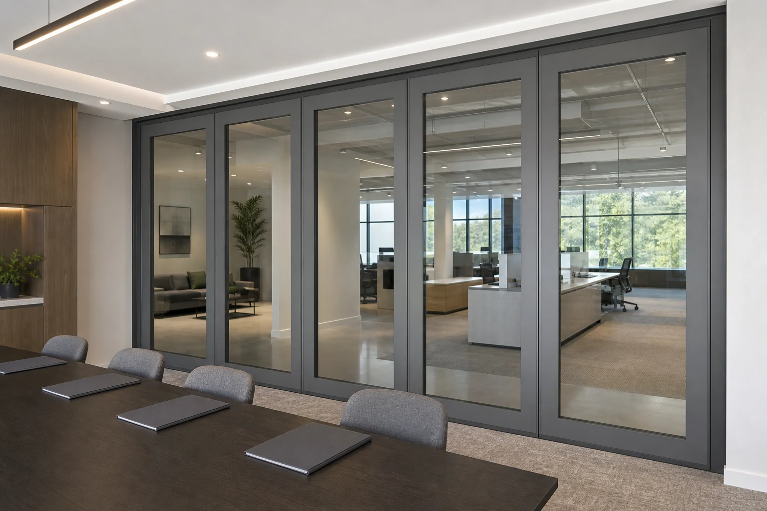 How to Write a Performance Brief for a Movable Glass Wall — opening application view explanatory EBUNGE movable glass wall concept